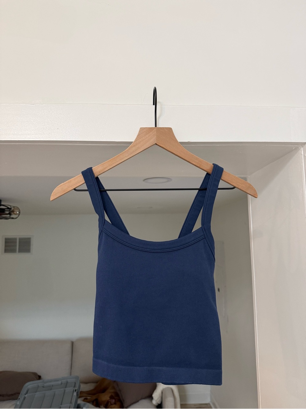 JoyLab Ribbed Tank Top with Crisscross Back - Picture 3 of 4